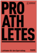 Cover der Präventionsbroschüre 'PRO ATHLETES'