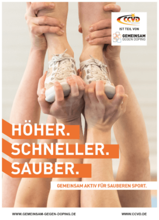 Partnermotiv-Poster des 'Cheerleading und Cheerperformance Verband Deutschland'