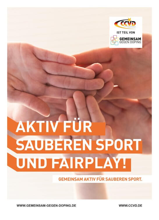 Partnermotiv-Poster des 'Cheerleading und Cheerperformance Verband Deutschland'